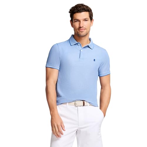 Izod Herren Advantage Performance Poloshirt, kurzärmelig Polohemd, Helles Kobaltblau, M von Izod