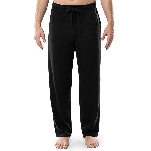 Izod Herren Jersey Knit Sleep Pant Pyjamaunterteil, schwarz, Large Hoch von Izod