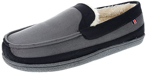 IZOD Herren Zweifarbige Mokassin Hausschuhe, warme weiche klassische Slipper, Männer Größen 36 bis 48 IZOD Herren Zweifarbige Mokassin Hausschuhe, warme weiche klassische Slipper, Männer Größen 36 bis 48 von Izod