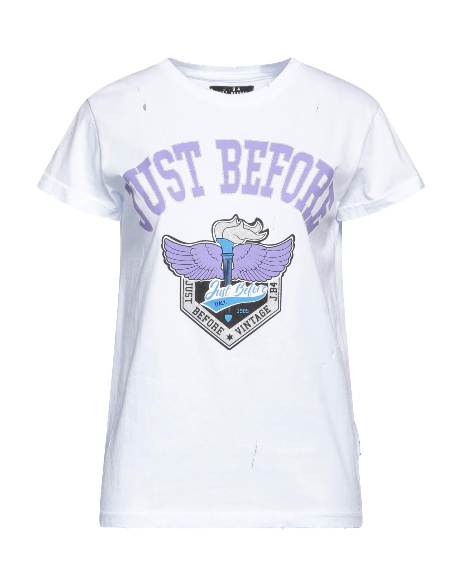 J·B4 JUST BEFORE T-shirts Damen Weiß von J·B4 JUST BEFORE