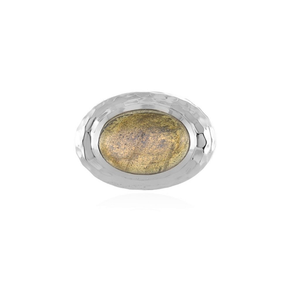 Cavill Kettenanhänger Labradorit Ring 6,18 ct aus Sterlingsilber, platinierter Echtschmuck (1-tlg) von Cavill