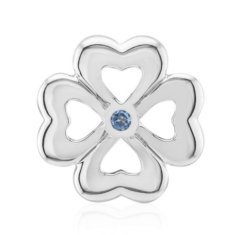 Cavill Kettenanhänger Cavill Silberanhänger Damen 0,07 ct Topas Blau Blume 925 Silber (1-tlg) von Cavill