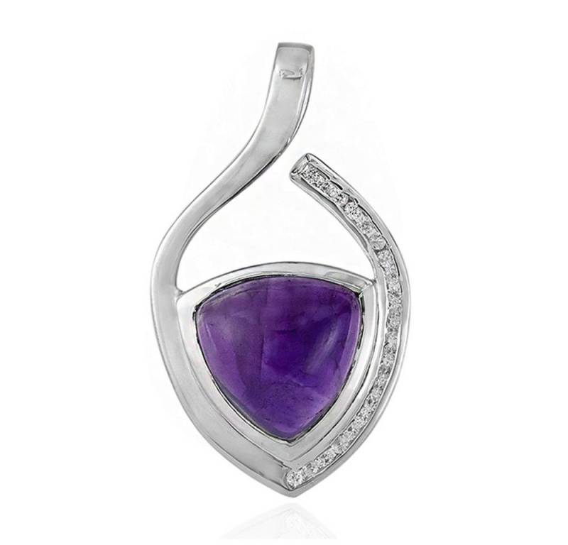 Cavill Kettenanhänger Cavill Ring Sterlingsilber 925 Amethyst 5,92 ct mit Zirkonia (1-tlg) von Cavill
