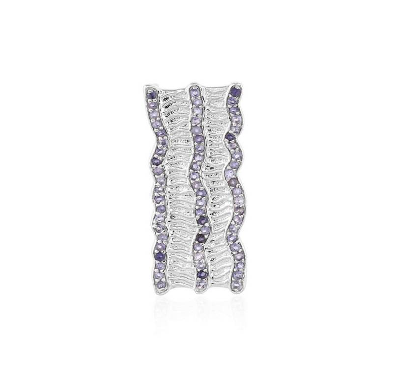 Cavill Kettenanhänger Cavill Iolith-Silberanhänger 0,46 ct, 925er Silber, Wellen-Design (1-tlg) von Cavill