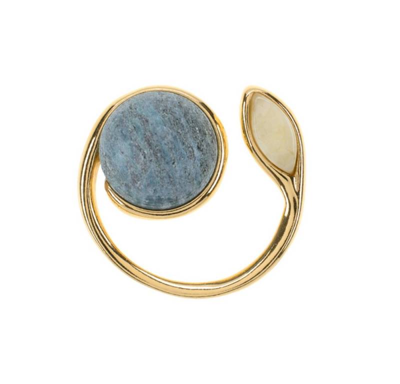 Cavill Kettenanhänger Cavill 5,36 ct Fuchsit & 0,3 ct Bernstein Anhänger goldplattiert (1-tlg) von Cavill