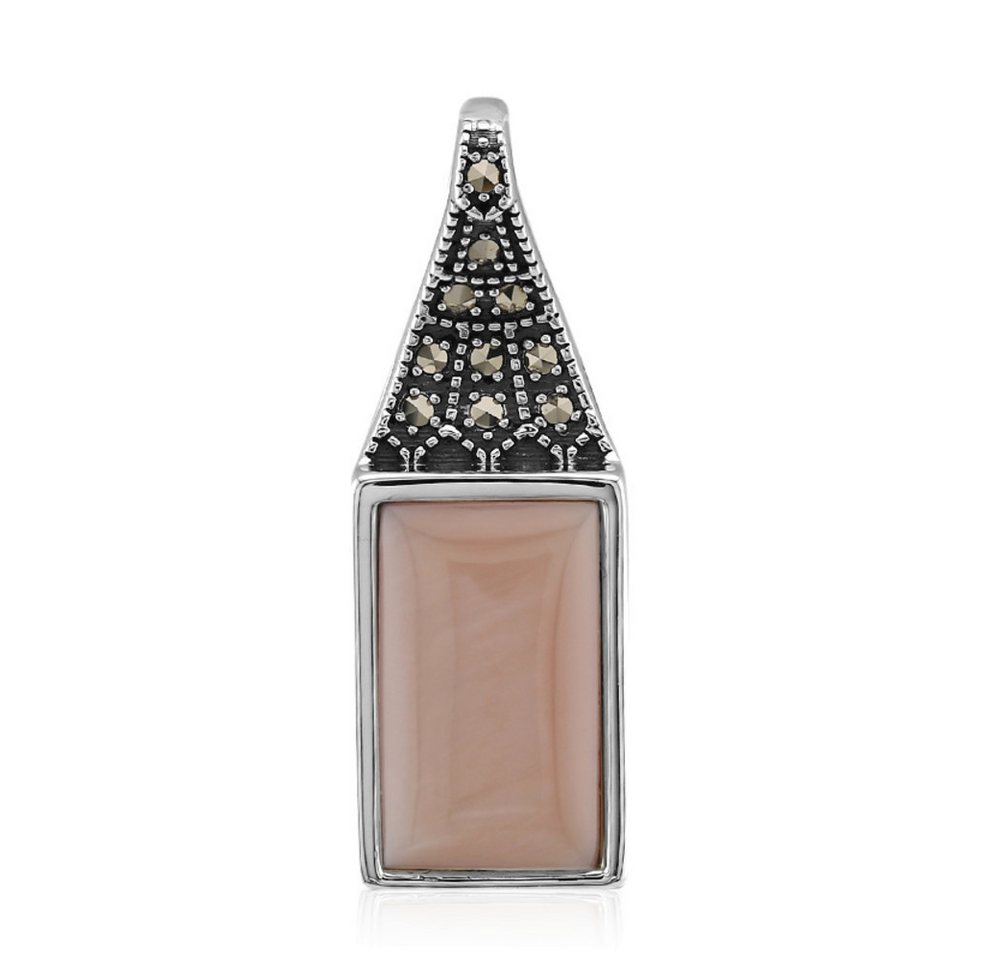 Cavill Kettenanhänger Cavill Silberanhänger Annette Perlmutt 0,06 ct Markasit Damen (1-tlg) von Cavill