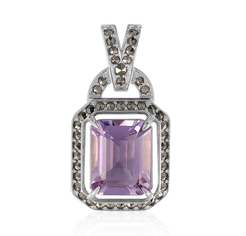 Cavill Kettenanhänger Cavill Lavendel-Amethyst 3,42 ct Markasit 925 Silber Vintage (1-tlg) von Cavill