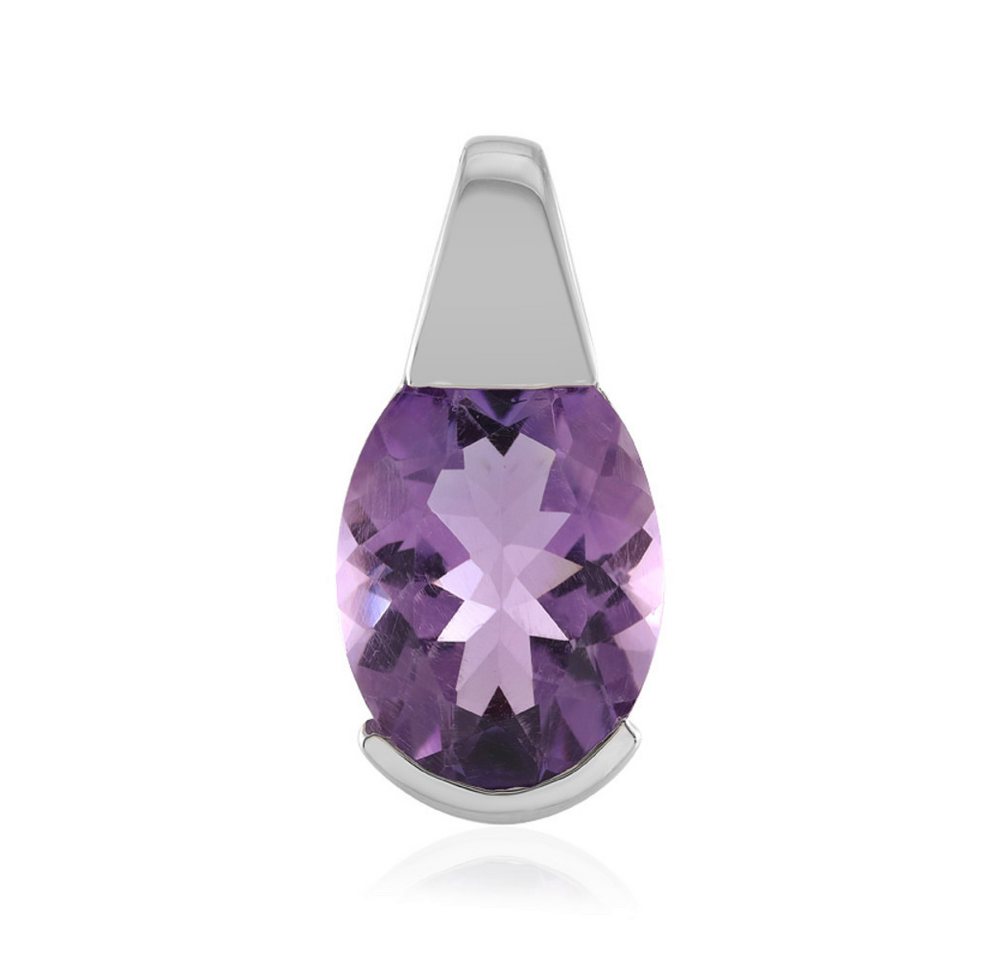 Cavill Kettenanhänger Cavill Amethyst Anhänger 11,07 ct, Tropfenförmig, 925 Sterling Silber (1-tlg) von Cavill