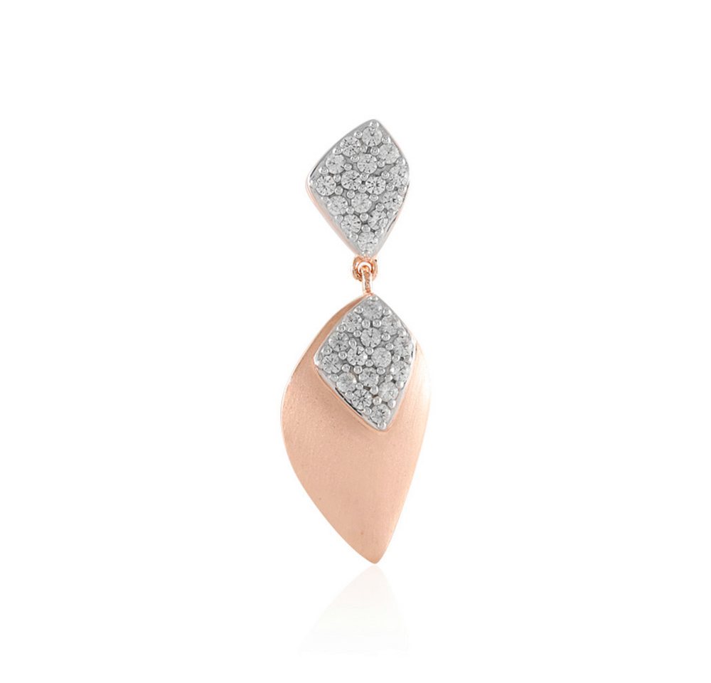 Cavill Kettenanhänger Cavill Zirkon Anhänger 0,49 ct, Rosévergoldet, 925 Silber, modern (1-tlg) von Cavill
