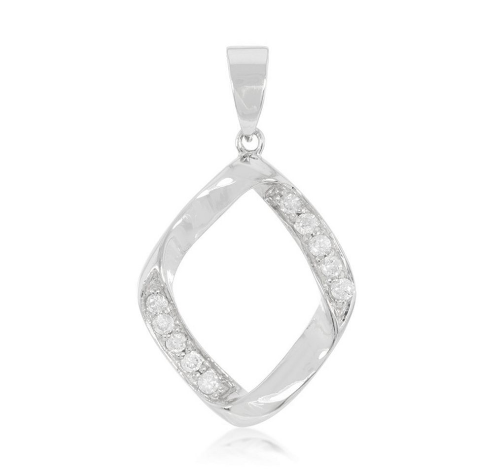 Cavill Kettenanhänger Brillantanhänger 0,24 ct Diamanten, 925 Sterling Silber, modern (1-tlg) von Cavill