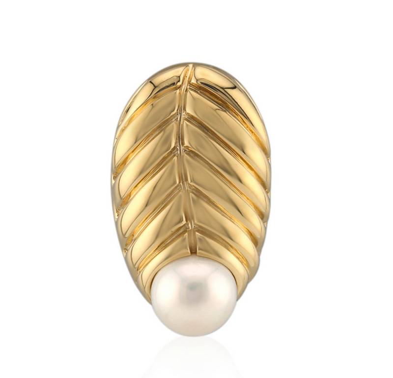 Cavill Kettenanhänger Cavill Sterling Silber Anhänger mit 7 mm weißer Perle, vergoldet (1-tlg) von Cavill