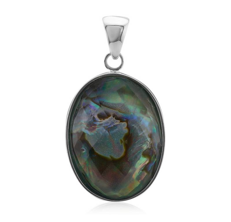 Cavill Kettenanhänger Cavill Anhänger 7,53 ct Quarz & Abalone in Sterlingsilber (1-tlg) von Cavill