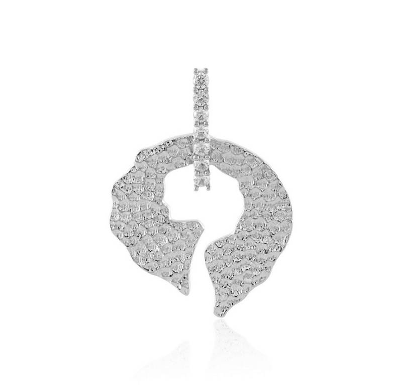 Cavill Kettenanhänger Cavill Silberanhänger 925 Sterlingsilber, 7 Zirkone 0,35 ct, rund (1-tlg) von Cavill