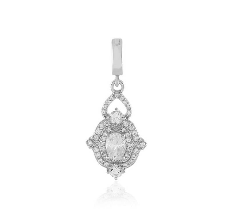Cavill Kettenanhänger Cavill eleganter Anhänger 925 Sterlingsilber mit 0,445 ct Saphir Oval (1-tlg) von Cavill