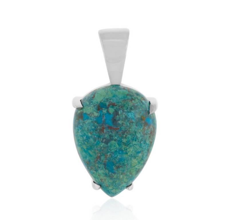 Cavill Kettenanhänger Cavill Chrysokoll Tropfen 8,5 ct, 925 Silber Schmuck Damen (1-tlg) von Cavill