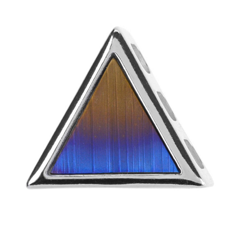 Cavill Kettenanhänger Cavill Titananhänger 925 Silber, dreieckig, Bronze-Blau Farbverlauf (1-tlg) von Cavill