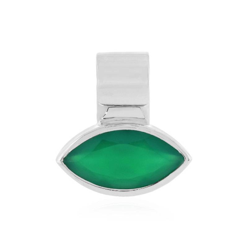 Cavill Anhänger Set Indischer grüner Onyx Marquise Silber Anhänger, 3.167ct (1-tlg) von Cavill