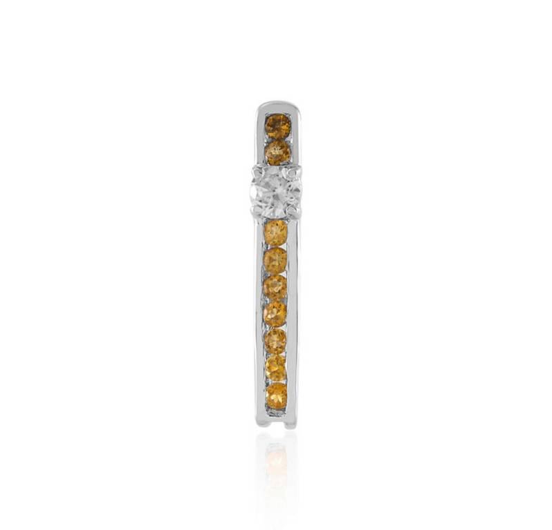Cavill Kettenanhänger Cavill 925 Sterling Silber Anhänger mit 0,37 ct Zirkon & Citrin (1-tlg) von Cavill