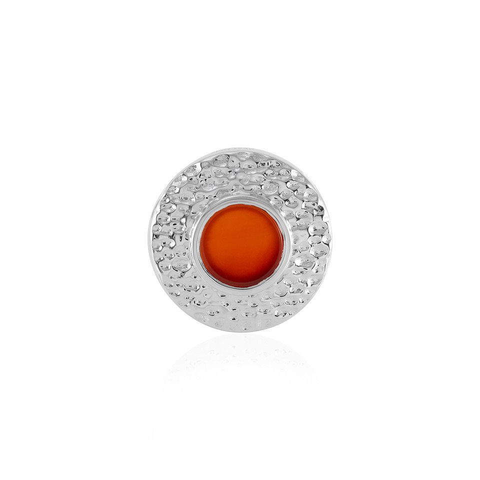 Cavill Anhänger Set Brasilianischer Karneol Platinierter Silber Anhänger, 1,412ct (1-tlg) von Cavill