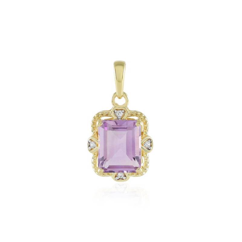 J Classics Anhänger Set Lavendel-Amethyst-Silberanhänger von J Classics