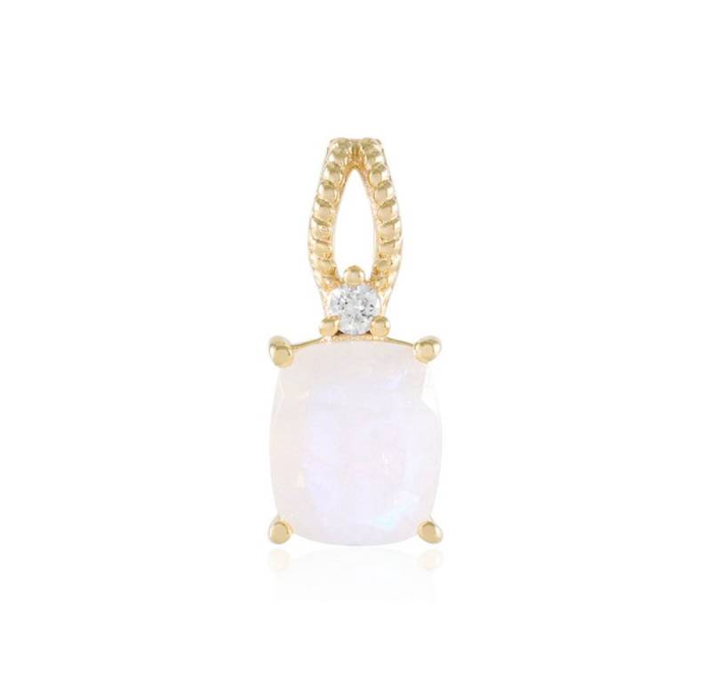 Cavill Kettenanhänger Cavill Regenbogenmondstein Anhänger 2,63 ct Gold Vermeil 925 Silber (1-tlg) von Cavill