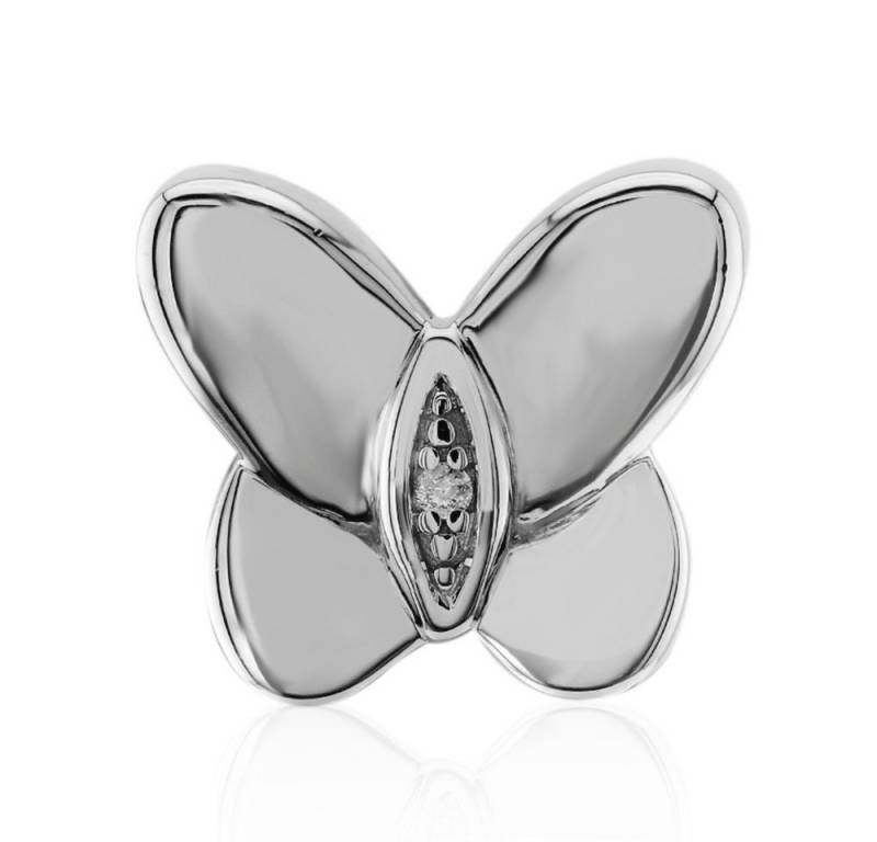 Cavill Kettenanhänger Cavill eleganter Schmetterlings-Silberanhänger 0,02 ct Brillant (1-tlg) von Cavill