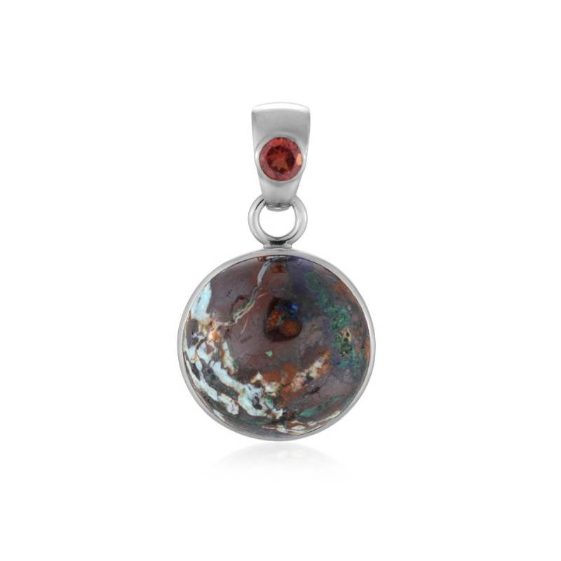Cavill Anhänger Set Russischer Zarinit & AAA-Granat Silber-Anhänger, 14,85ct (1-tlg) von Cavill