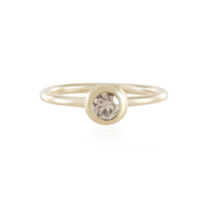 J Classics Diamantring 9K I2 Brown Diamond Gold Ring (1-tlg) von J Classics