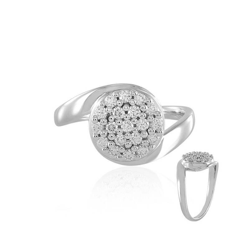 J Classics Diamantring Gouden ring met Loepzuivere (F) Diamanten (LUCENT DIAMONDS) (1-tlg) von J Classics