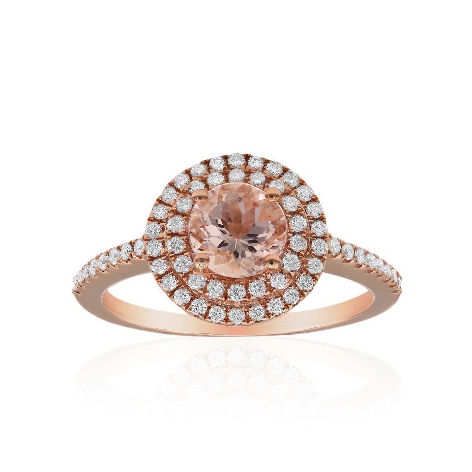 J Classics Diamantring Gouden ring met een AAA Morganiet (CIRARI) (1-tlg) von J Classics