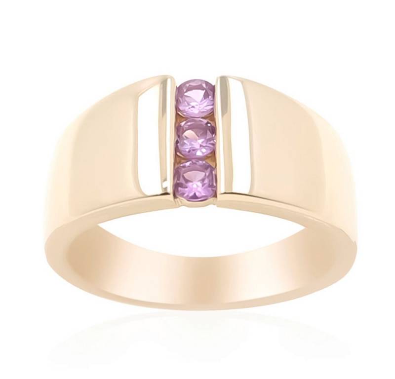 Cavill Goldring Cavill Ring 0,275 ct Ceylon-Saphir, 9K Gelbgold, purpurfarben (1-tlg) von Cavill