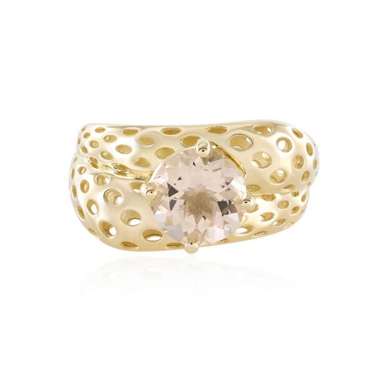 Cavill Solitärring Cavill Morganit Ring 1,575 ct 9K Gelbgold rund modernes Design (1-tlg) von Cavill