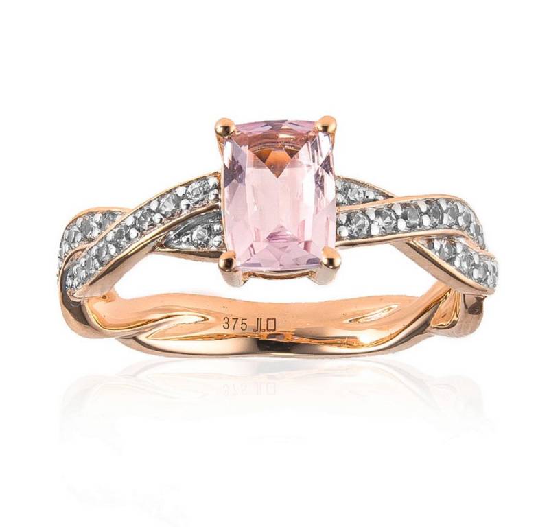 Cavill Goldring Cavill Ring 9K Roségold, 0,69 ct Pink-Beryll Antik, 0,31 ct Zirkon (1-tlg) von Cavill