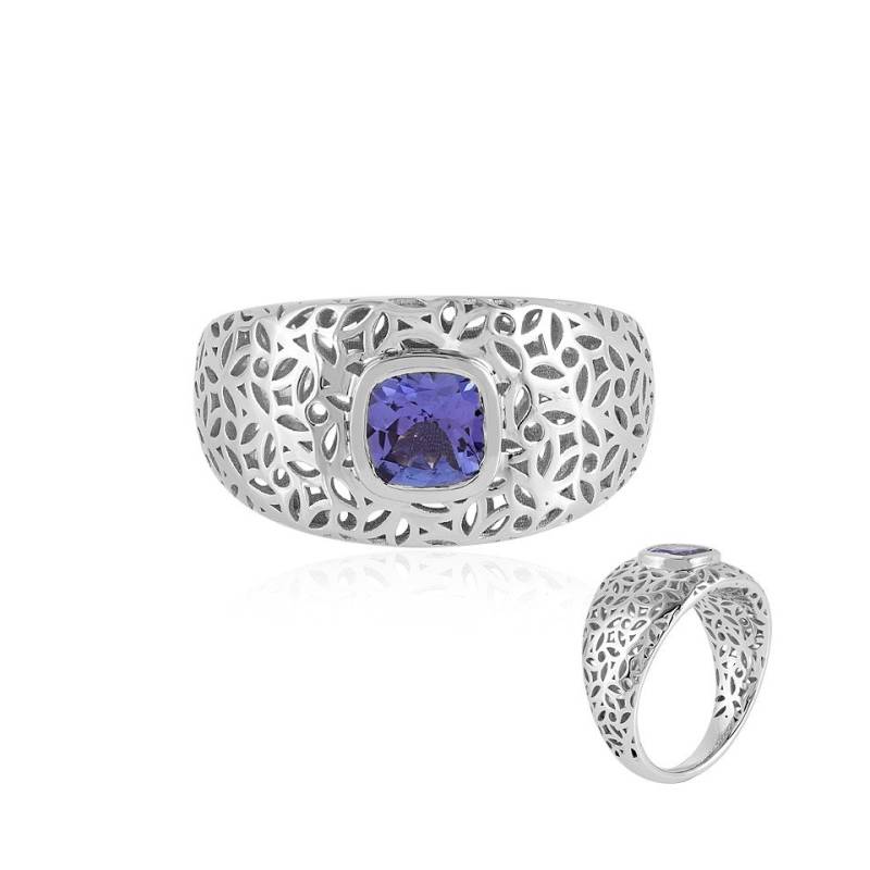 J Classics Goldring 9K AAA Tanzanite Gold Ring (Ornaments by de Melo) (1-tlg) von J Classics
