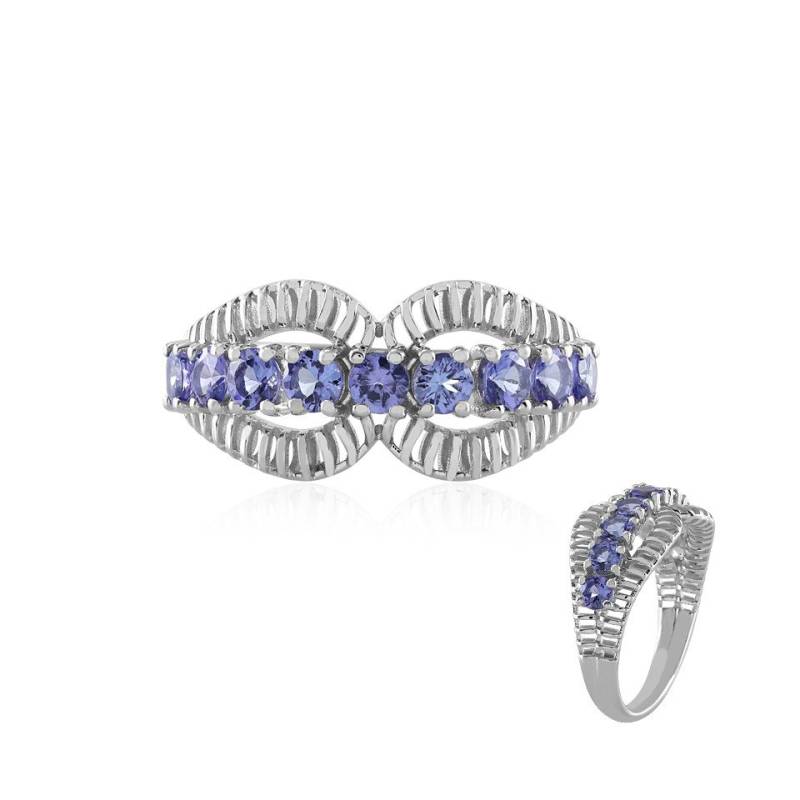 J Classics Goldring 9K AAA Tanzanite Gold Ring (Ornaments by de Melo) (1-tlg) von J Classics