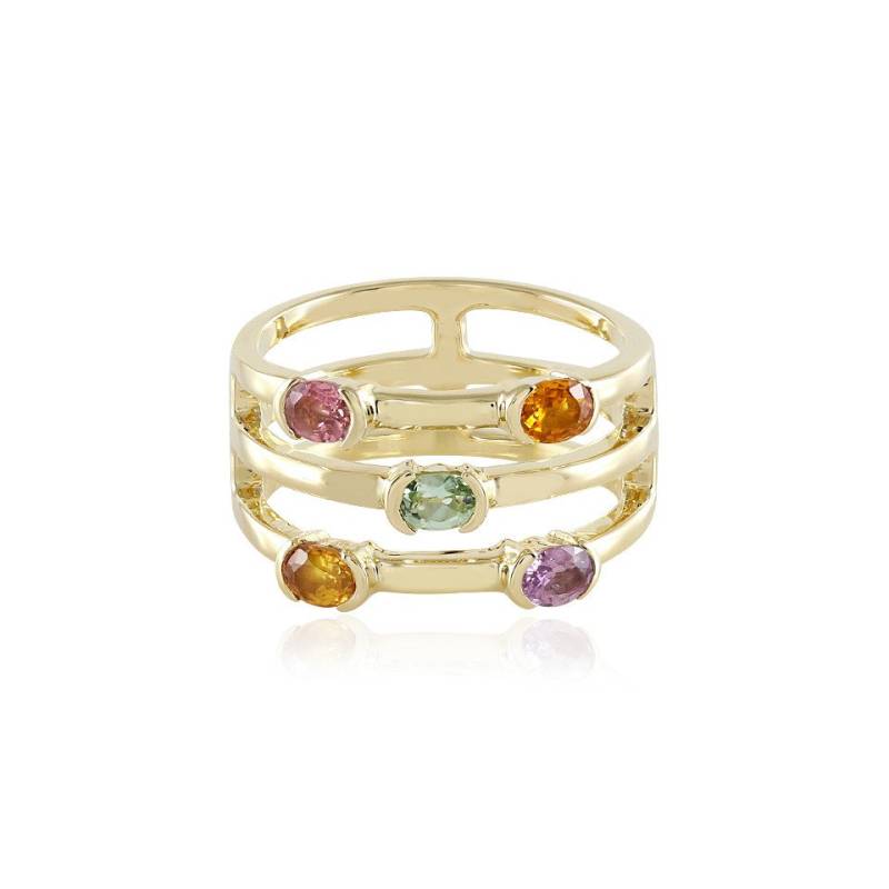 J Classics Goldring 9K Fancy Sapphire Gold Ring (Adela Gold) (1-tlg) von J Classics