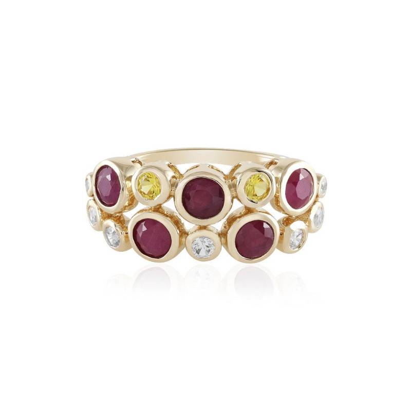 J Classics Goldring 9K Mozambique Ruby Gold Ring (Adela Gold) (1-tlg) von J Classics