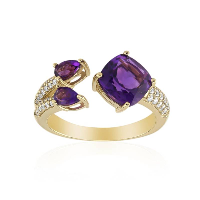 J Classics Goldring 9K Siberian Amethyst Gold Ring (Adela Gold) (1-tlg) von J Classics