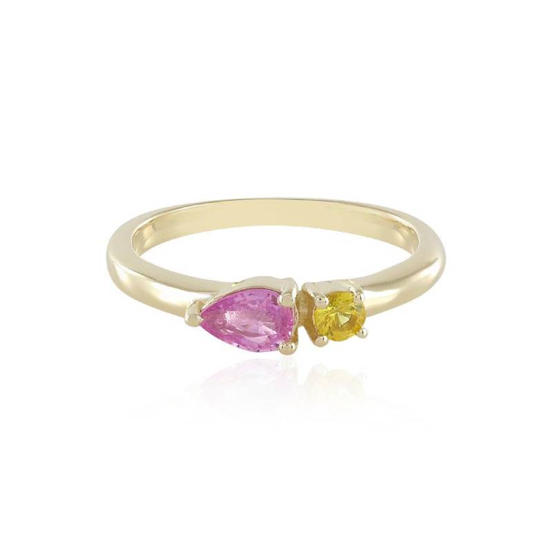 J Classics Goldring 9K Unheated Ceylon Pink Sapphire Gold Ring (Adela Gold) (1-tlg) von J Classics