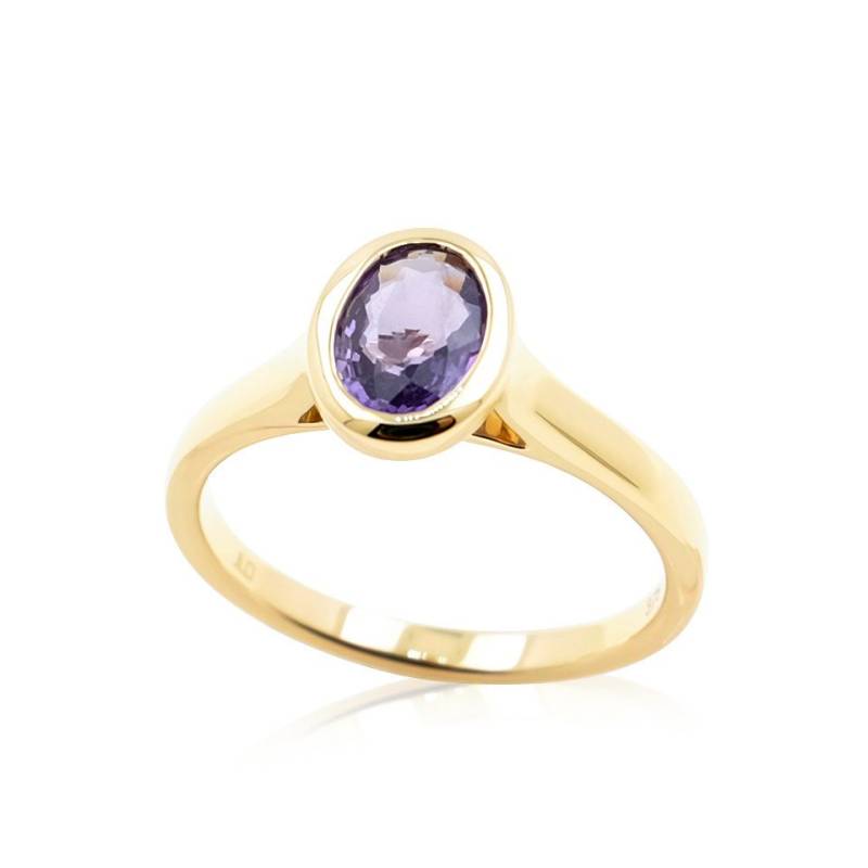 J Classics Goldring 9K Unheated Ceylon Purple Sapphire Gold Ring (1-tlg) von J Classics