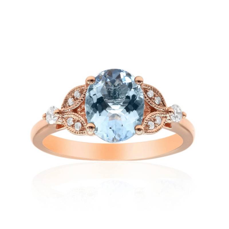 J Classics Goldring AAA-Brasilianischer Aquamarin-Goldring (CIRARI) von J Classics