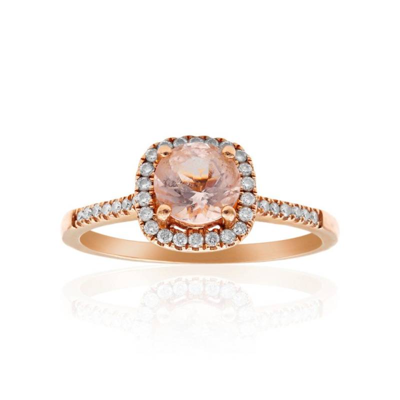 Cavill Diamantring Schicker AAA Mosambik Morganit 585 Rose Gold Ring (1-tlg) von Cavill