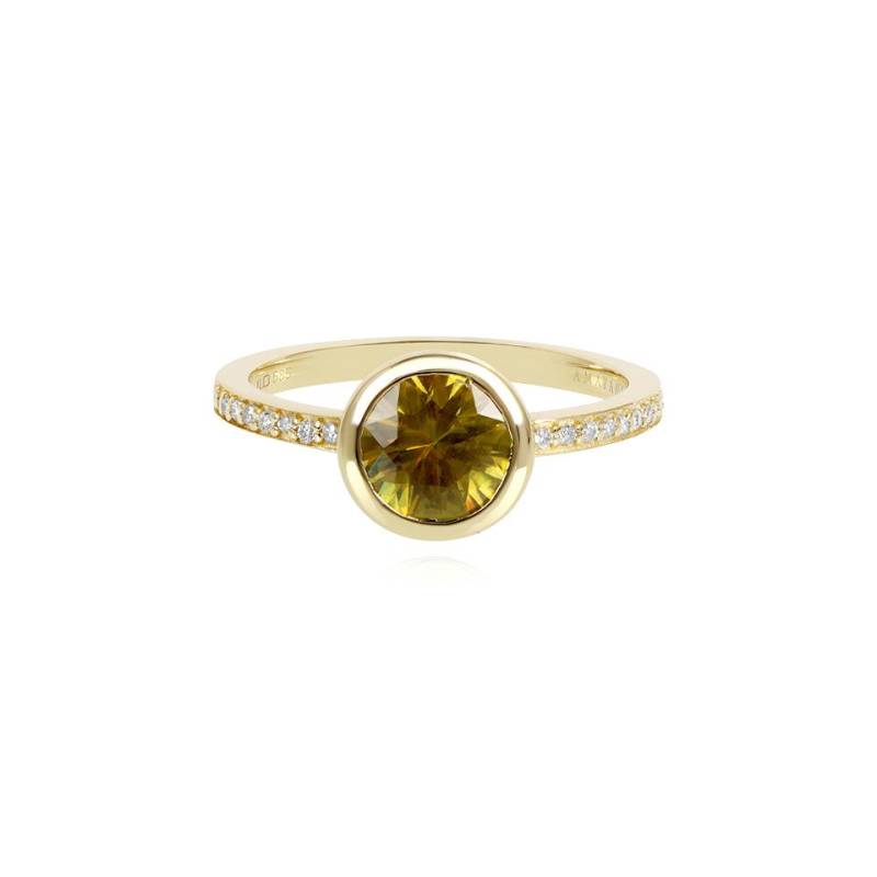 Cavill Diamantring Madagaskar Sphen 1,39ct Gold Ring, 14K, H SI1 Diamanten (1-tlg) von Cavill