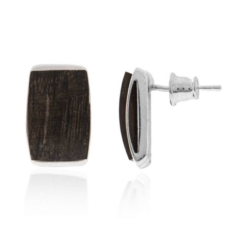 Cavill Ohrring-Set Cavill Ohrringe 2,45 ct Sterlingsilber rechteckig dunkelbraun (2-tlg) von Cavill