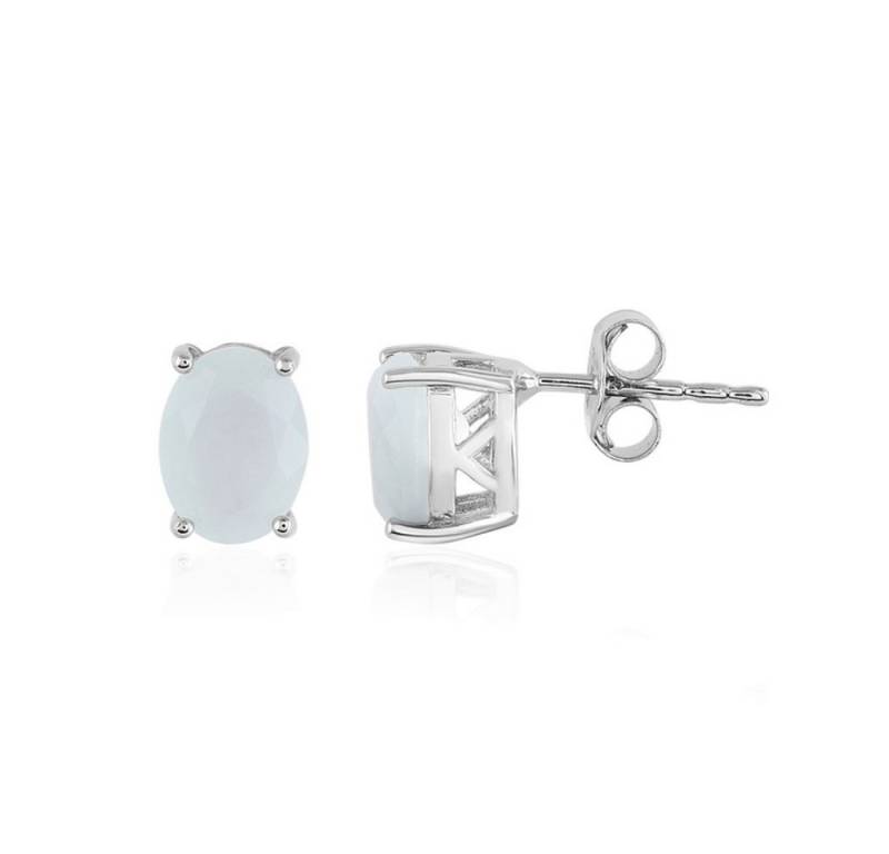 Cavill Ohrring-Set Cavill Ohrstecker 1,7 ct Paraiba Opal oval, 925 Silber plattiert Damen (2-tlg) von Cavill