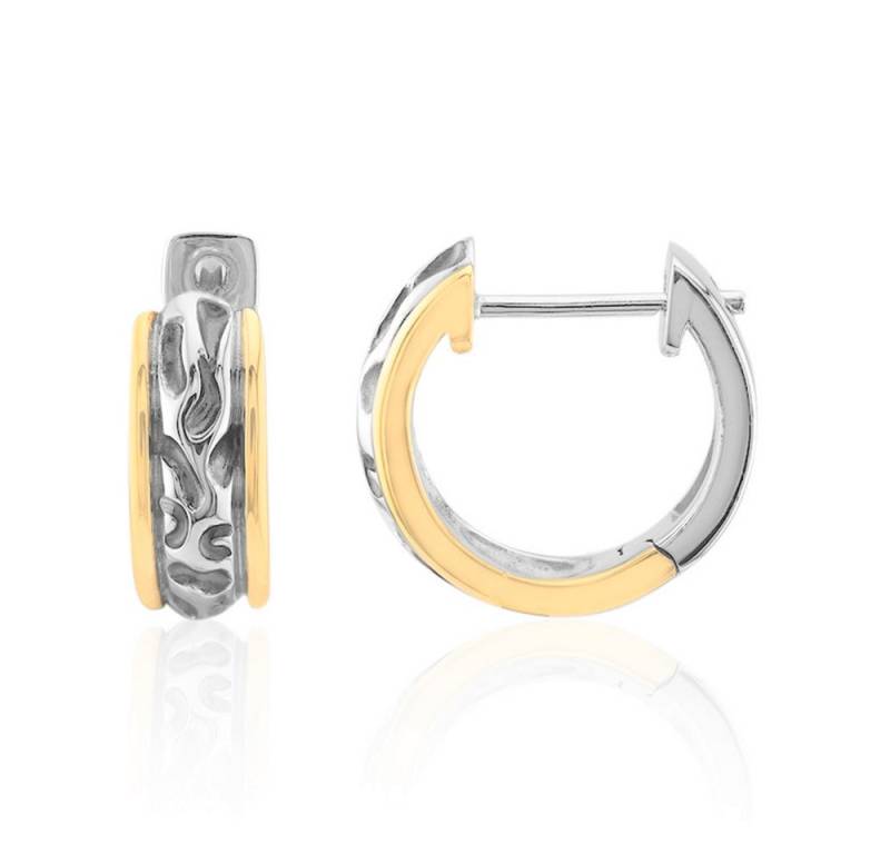 Cavill Ohrring-Set Cavill Creolen 925 Sterling Silber, 0,012 ct Zirkon, Damen Schmuck (2-tlg) von Cavill