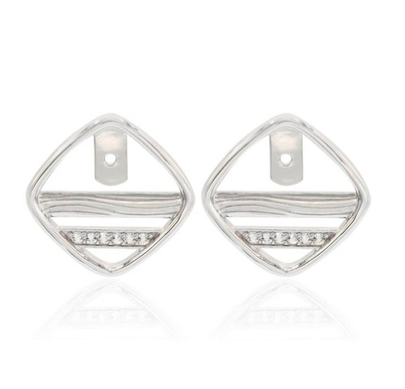 Cavill Ohrring-Set Cavill elegante Silberohrringe 0,165 ct Topas, geometrisch, 925 Silber (2-tlg) von Cavill