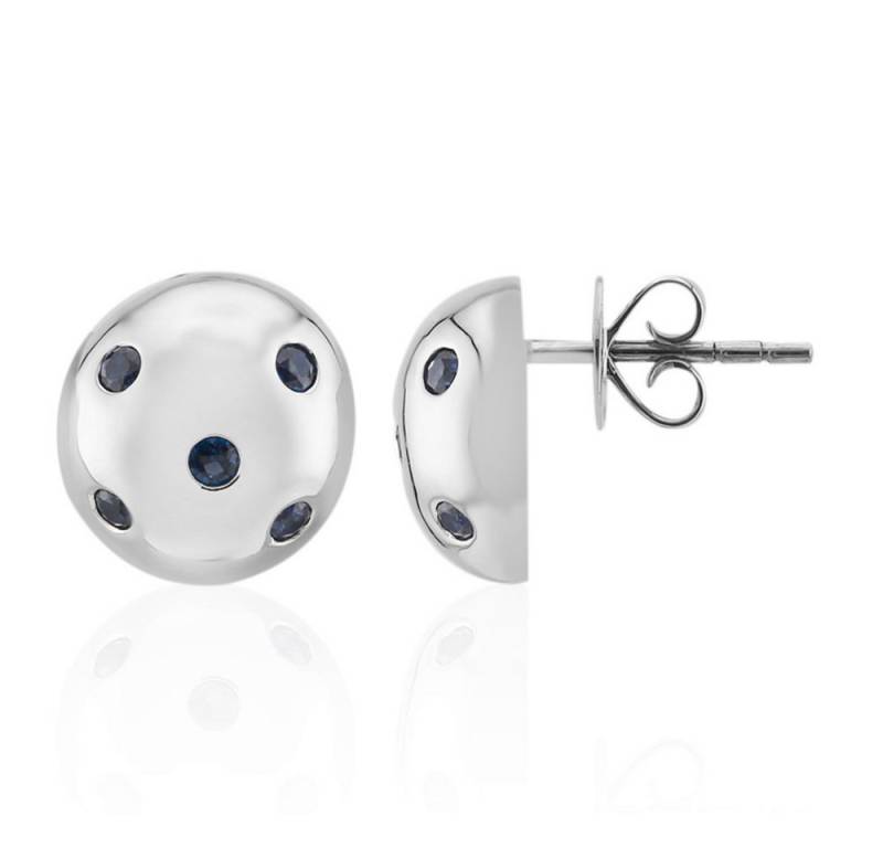 Cavill Ohrring-Set Cavill blaue Saphir Ohrringe 0,34 ct, 925 Sterling Silber, rund (2-tlg) von Cavill