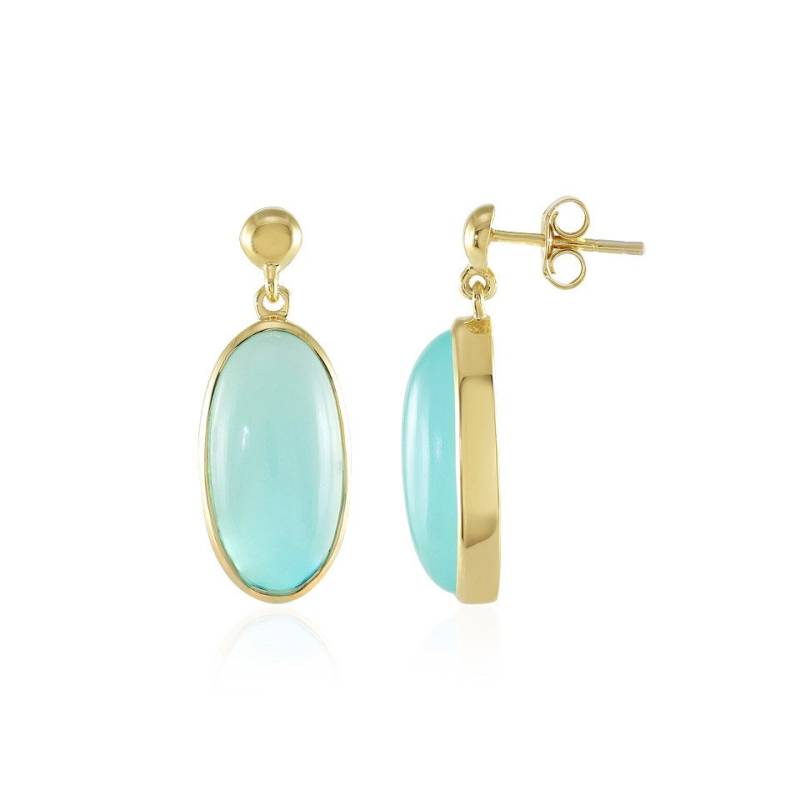 J Classics Ohrring-Set Blauer Chalzedon-Silberohrringe von J Classics