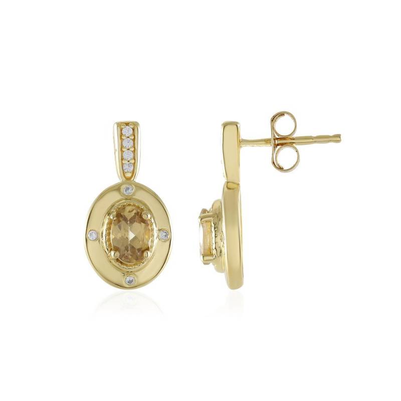 Cavill Ohrring-Set Cavill Damen Ohrringe Sterlingsilber vergoldet 1,43 ct Zirkon (2-tlg) von Cavill